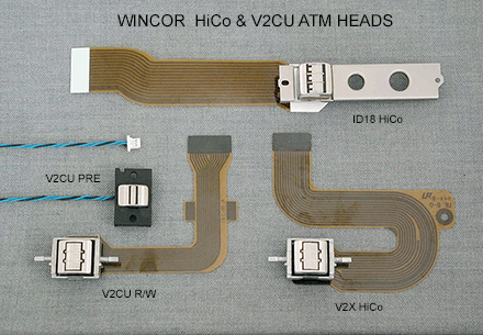 Wincor HiCo and V2CU ATM heads